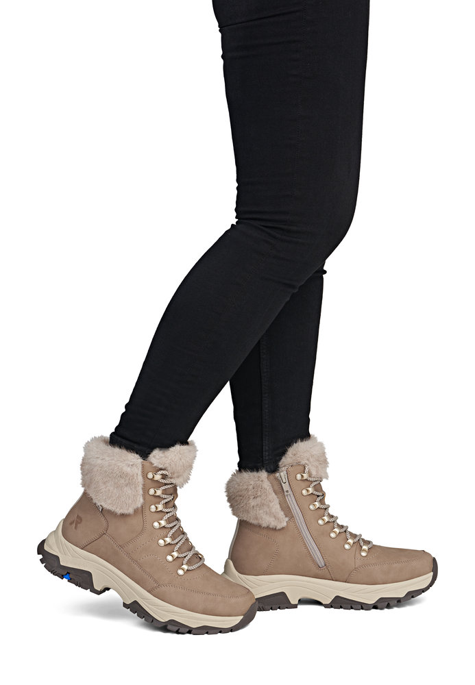 Rieker Z3971-20 lämminvuoriset TEX-nilkkurit beigenä - Image 13