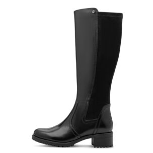 Jana Boots 8-25704-47 naisten saappaat nahka-tekstiilisekoitteesta