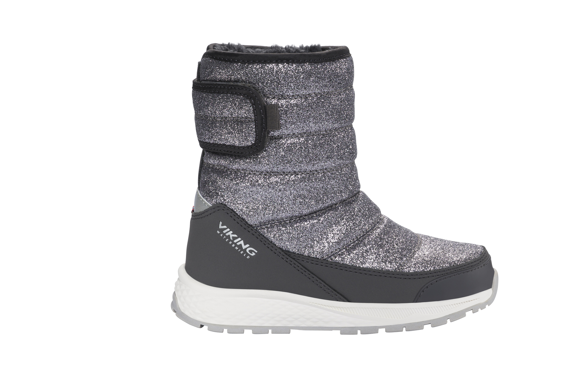 Viking Equip Glitter Warm WP lasten talvisaapas – vedenpitävä ja kimaltava