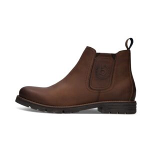 Bugatti Ankleboot Chelsea nahkaiset nilkkurit, ruskea